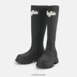 Black Buffalo Aspha Rain Hi Rubber Boot vegan |Boots F06ZHH726 - Image 4