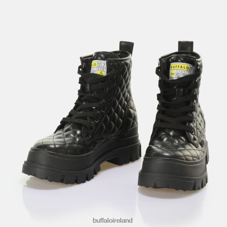 Black Buffalo Aspha RLD Laceup MID Ankle-Boot vegan |Boots F06ZHH196 - Image 4