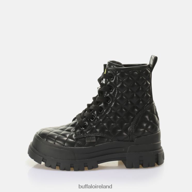 Black Buffalo Aspha RLD Laceup MID Ankle-Boot vegan |Boots F06ZHH196 - Image 1