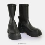 Black Buffalo Aspha Sockboot MID Ankle-Boot vegan |Boots F06ZHH808 - Image 4