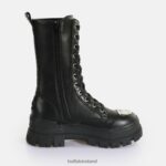 Black Buffalo Aspha Steel Laceup HI Boot vegan |Boots F06ZHH629 - Image 5