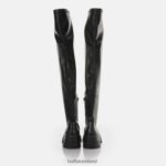 Black Buffalo Aspha Stretch Overknee Ankle-Boot vegan |Boots F06ZHH474 - Image 3