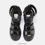 Black Buffalo Aspha Zeus platform sandal vegan |Sandals F06ZHH90 - Image 3