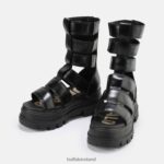 Black Buffalo Aspha Zeus platform sandal vegan |Sandals F06ZHH90 - Image 4