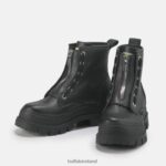 Black Buffalo Aspha Zip Ankle Boot vegan |Boots F06ZHH688 - Image 4
