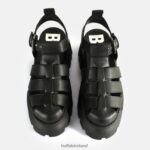 Black Buffalo Ava Fisher Platform Sandals vegan |Sandals F06ZHH572 - Image 3
