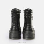 Black Buffalo Ava Laceup MID Boot vegan |Boots F06ZHH894 - Image 6