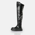 Black Buffalo Ava overknee boot vegan |Boots F06ZHH737 - Image 2