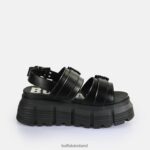 Black Buffalo Ava Platform Sandals vegan |Sandals F06ZHH520 - Image 6