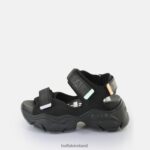 Black Buffalo Binary 0 Platform Sandals vegan |Sandals F06ZHH149