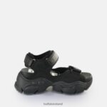 Black Buffalo Binary 0 Platform Sandals vegan |Sandals F06ZHH149 - Image 6