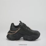 Black Buffalo Binary Chain Sneaker Low vegan |Sneakers F06ZHH423 - Image 7