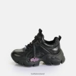 Black Buffalo Binary Glam Sneaker Sneaker Low vegan |Sneakers F06ZHH421 - Image 4