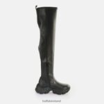 Black Buffalo Binary overknee boot vegan |Boots F06ZHH472 - Image 5