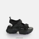 Black Buffalo Binary Track Platform Sandal vegan |Sandals F06ZHH80 - Image 2