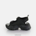 Black Buffalo Binary Track Platform Sandal vegan |Sandals F06ZHH80 - Image 5