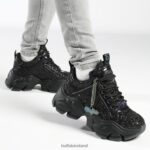 Black Buffalo Binary trainer Low vegan |Sneakers F06ZHH24