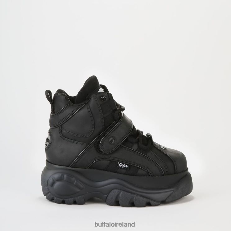 black_buffalo_classic_high_sneaker_leather_sneakers_f06zhh174.jpg Black Buffalo Classic High Sneaker leather |Sneakers F06ZHH174 - Image 1