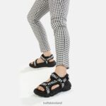 Black Buffalo Cld TEC vegan sandals |Sandals F06ZHH559 - Image 2