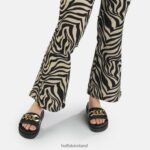 Black Buffalo Eve Chain platform sandals vegan |Slides F06ZHH699 - Image 2