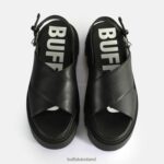 Black Buffalo Flora Cross Platform Sandals vegan |Sandals F06ZHH164 - Image 3