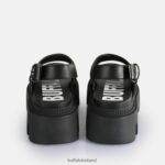 Black Buffalo Flora Cross Platform Sandals vegan |Sandals F06ZHH164 - Image 5