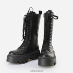 Black Buffalo Flora Laceup HI Boot vegan |Boots F06ZHH649 - Image 4