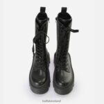 Black Buffalo Flora Laceup HI Boot vegan |Boots F06ZHH649 - Image 5