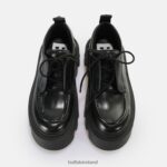 Black Buffalo Flora Laceup LO vegan loafer |Loafers F06ZHH766 - Image 7