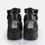 Black Buffalo Flora On Fisher Platform Sandals vegan |Sandals F06ZHH642 - Image 5