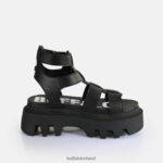 Black Buffalo Flora On Fisher Platform Sandals vegan |Sandals F06ZHH642 - Image 6