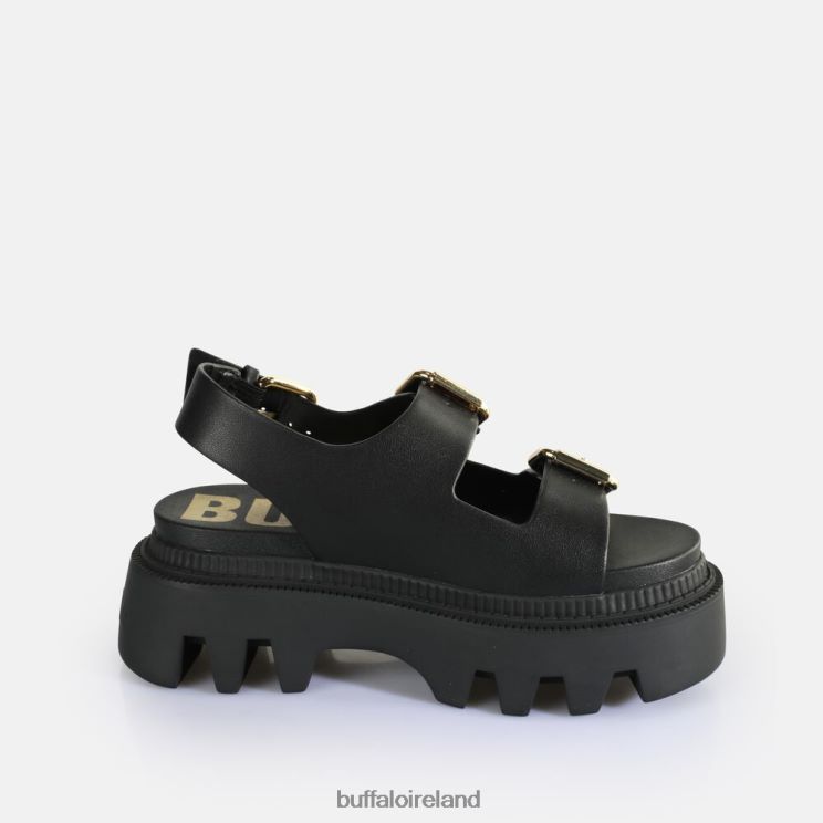 Black Buffalo Flora On Platform Sandals vegan |Sandals F06ZHH106 - Image 6
