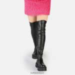 Black Buffalo Flora overknee boot vegan |Boots F06ZHH633 - Image 2