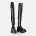 Black Buffalo Flora overknee boot vegan |Boots F06ZHH633 - Image 4
