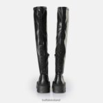 Black Buffalo Flora overknee boot vegan |Boots F06ZHH633 - Image 5