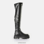 Black Buffalo Flora overknee boot vegan |Boots F06ZHH633 - Image 6