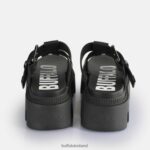 Black Buffalo Flora Slide Platform Sandals vegan |Slides F06ZHH565 - Image 5