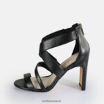 Black Buffalo Jean Flow Heeled Sandals vegan |Sandals F06ZHH192