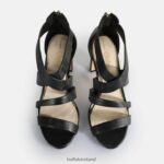Black Buffalo Jean Flow Heeled Sandals vegan |Sandals F06ZHH192 - Image 3