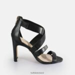 Black Buffalo Jean Flow Heeled Sandals vegan |Sandals F06ZHH192 - Image 6