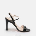 Black Buffalo Jean Neat High-Heeled Sandal vegan |Sandals F06ZHH36 - Image 7