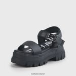 Black Buffalo Jojo Plateau Sandals vegan |Sandals F06ZHH753 - Image 7