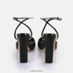 Black Buffalo Jolie Queen Heeled Sandals vegan |Sandals F06ZHH328 - Image 2