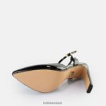 Black Buffalo Jolie Vamp Heeled Sandals vegan |Sandals F06ZHH331 - Image 6