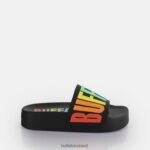 Black Buffalo Lake Bold Platform Slide vegan |Slides F06ZHH193 - Image 3