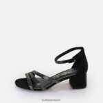 Black Buffalo Lilly Glam heeled sandal vegan |Sandals F06ZHH26