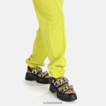 Black Buffalo Lion Chain platform sandal vegan |Sandals F06ZHH902 - Image 2