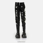 Black Buffalo Lion Over Boot vegan |Boots F06ZHH634 - Image 3