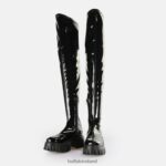 Black Buffalo Lion Over Boot vegan |Boots F06ZHH634 - Image 4