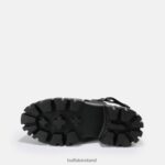 Black Buffalo Lion Pierce platform sandal vegan |Sandals F06ZHH870 - Image 6